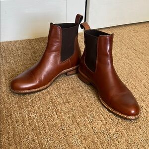 Nisolo Brown Leather Chelsea Boots